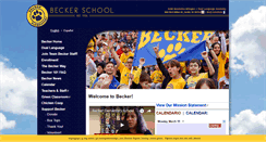 Desktop Screenshot of beckerelementary.com